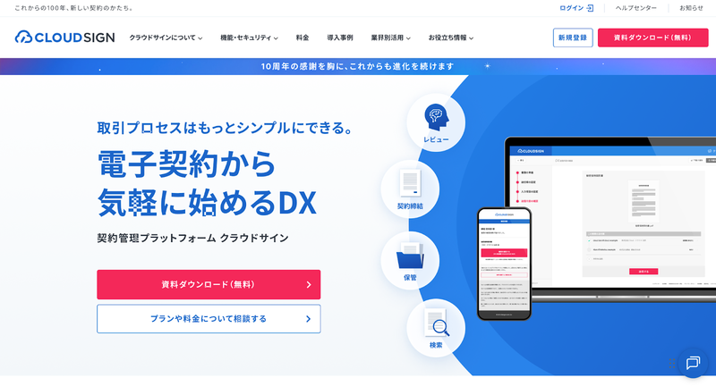 クラウドサイン