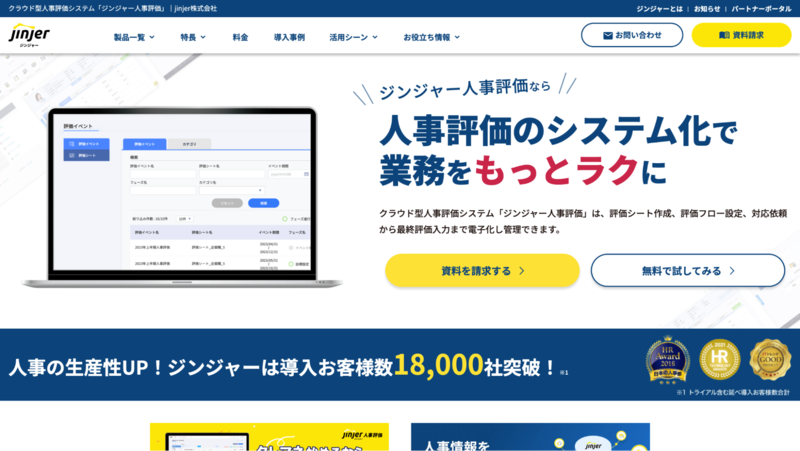 ジンジャー人事評価